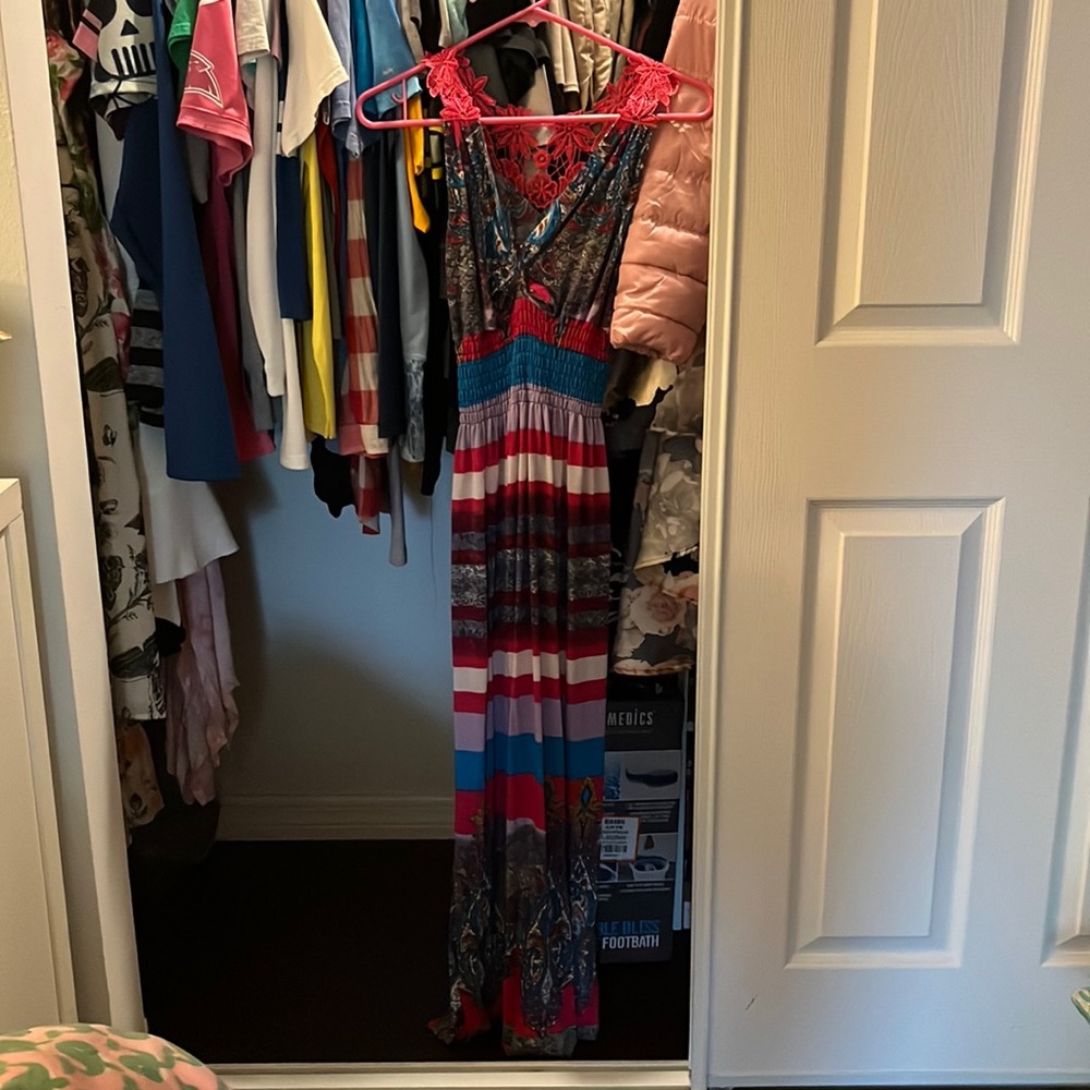 Random design dress